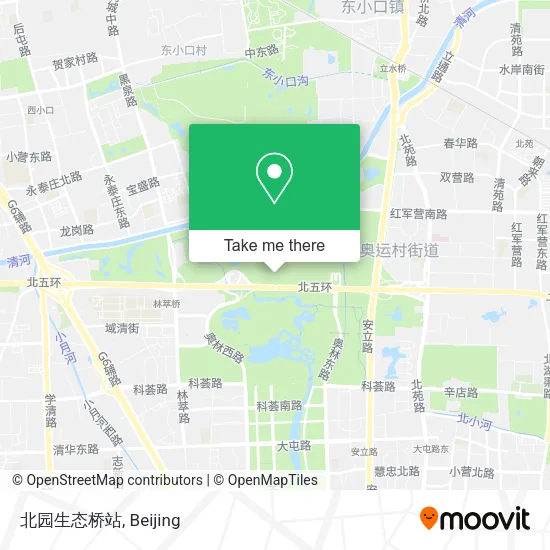 北园生态桥站 map