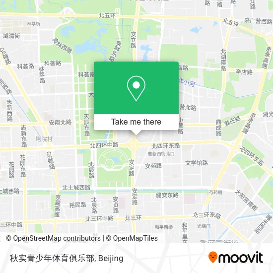 秋实青少年体育俱乐部 map