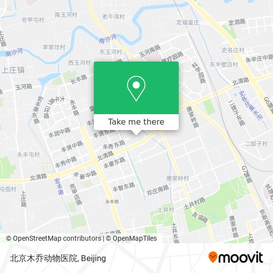 北京木乔动物医院 map
