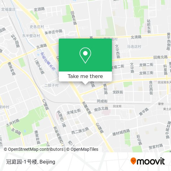 冠庭园-1号楼 map