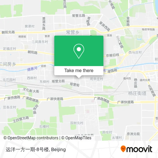 远洋一方一期-8号楼 map