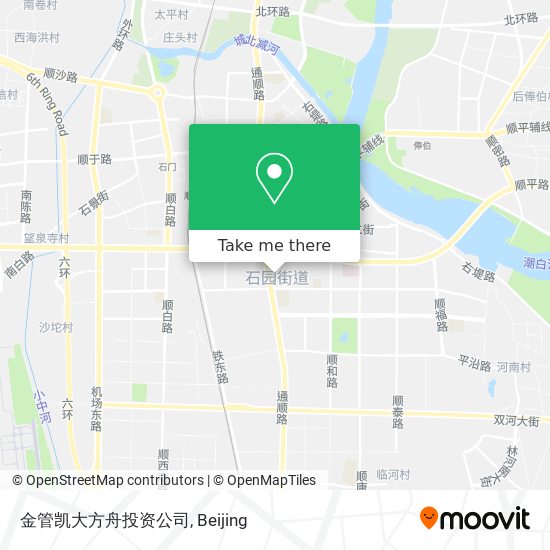 金管凯大方舟投资公司 map