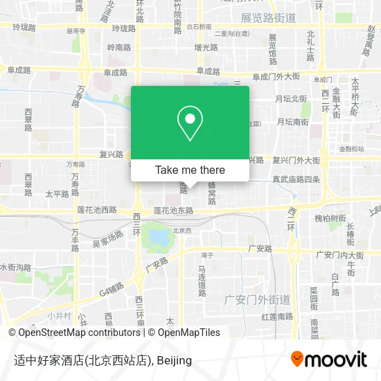 适中好家酒店(北京西站店) map