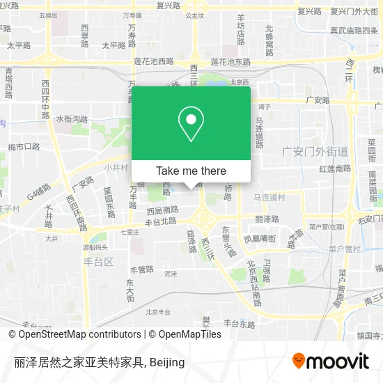 丽泽居然之家亚美特家具 map