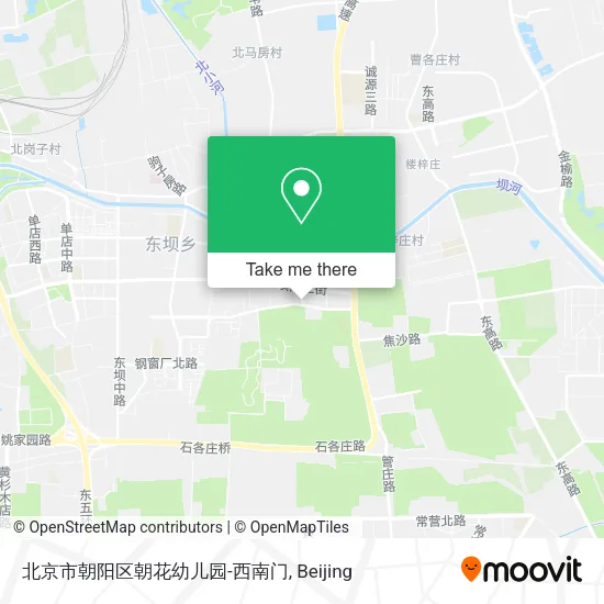 北京市朝阳区朝花幼儿园-西南门 map