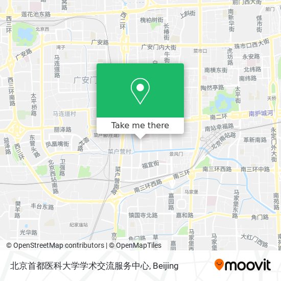 北京首都医科大学学术交流服务中心 map
