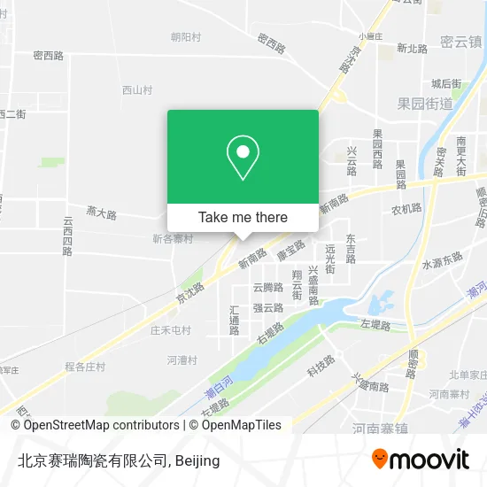 北京赛瑞陶瓷有限公司 map