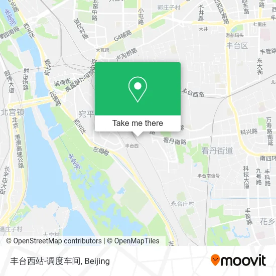 丰台西站-调度车间 map