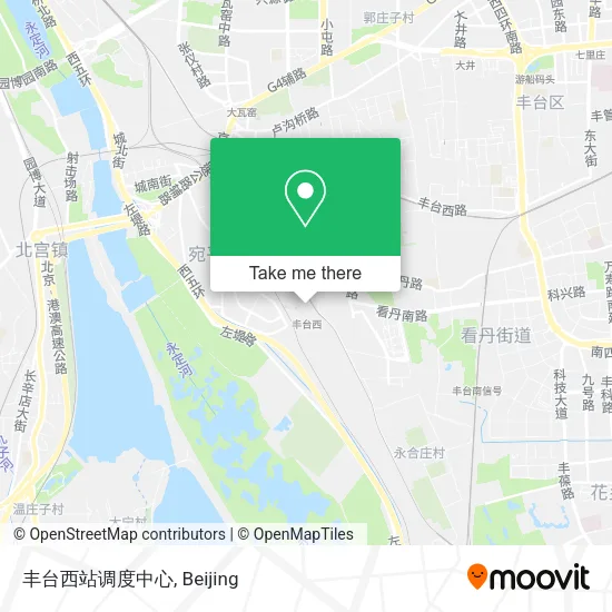 丰台西站调度中心 map