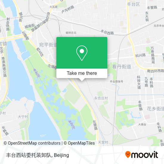 丰台西站委托装卸队 map