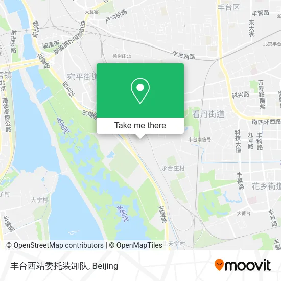 丰台西站委托装卸队 map