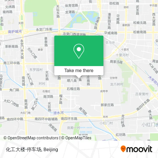 化工大楼-停车场 map