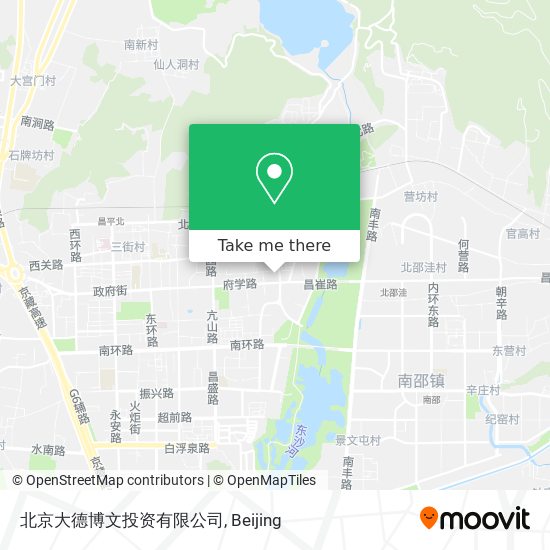 北京大德博文投资有限公司 map