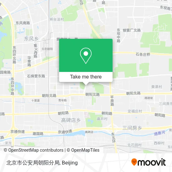北京市公安局朝阳分局 map