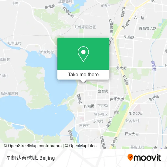 星凯达台球城 map