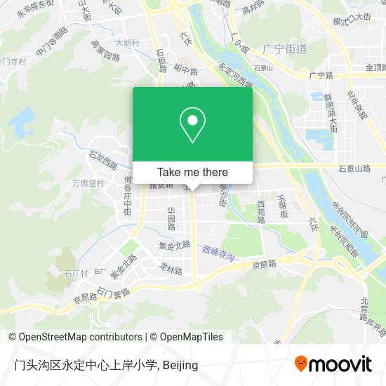 门头沟区永定中心上岸小学 map