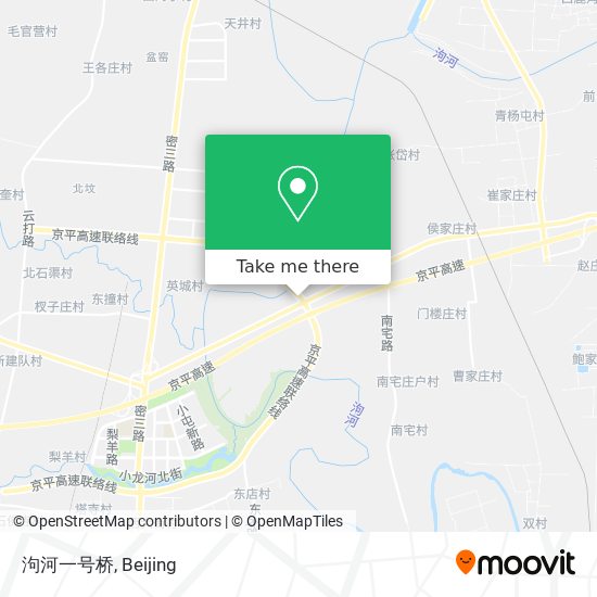 泃河一号桥 map