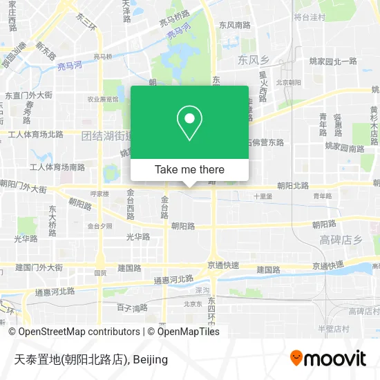 天泰置地(朝阳北路店) map
