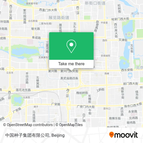 中国种子集团有限公司 map