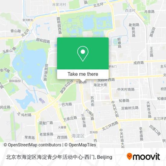 北京市海淀区海淀青少年活动中心-西门 map