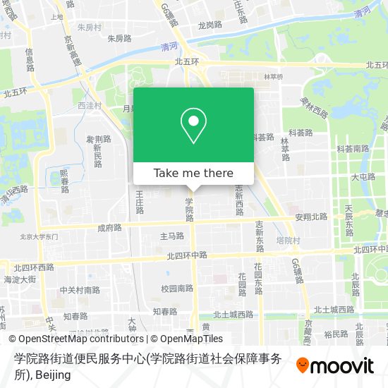 学院路街道便民服务中心(学院路街道社会保障事务所) map