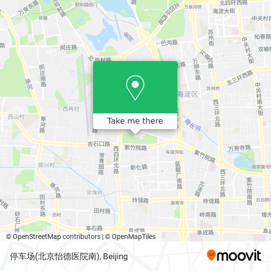 停车场(北京怡德医院南) map