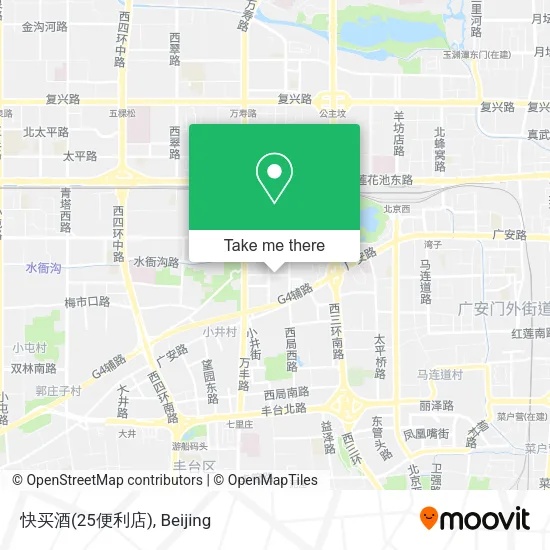 快买酒(25便利店) map