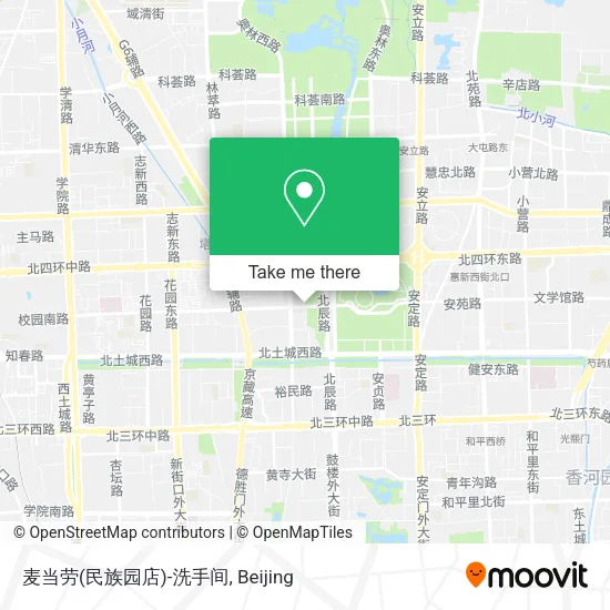 麦当劳(民族园店)-洗手间 map