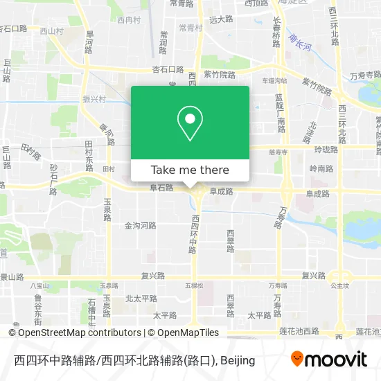 西四环中路辅路/西四环北路辅路(路口) map