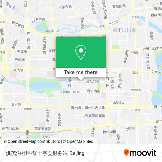 洪茂沟社区-红十字会服务站 map
