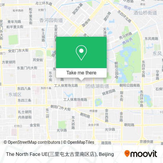 The North Face UE(三里屯太古里南区店) map