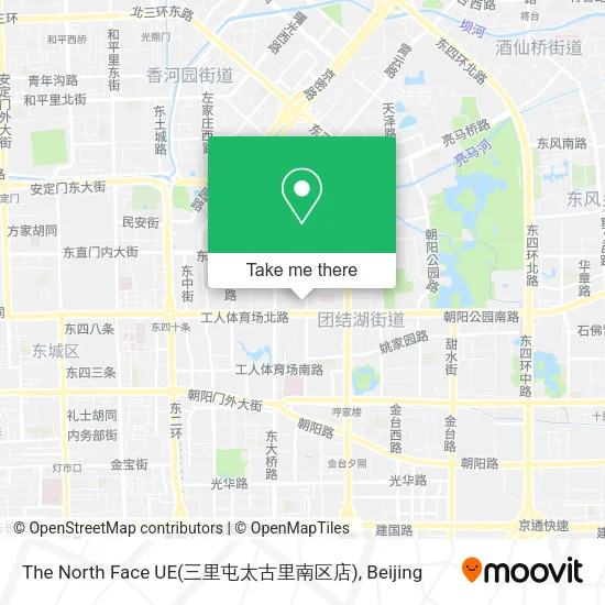 The North Face UE(三里屯太古里南区店) map