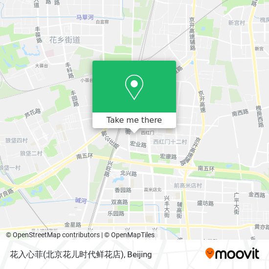 花入心菲(北京花儿时代鲜花店) map