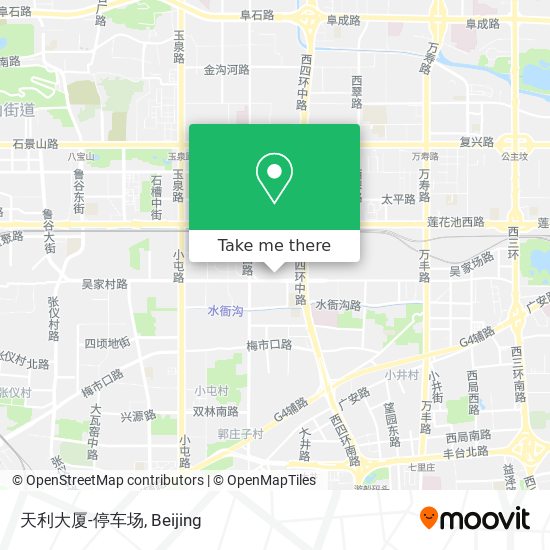 天利大厦-停车场 map