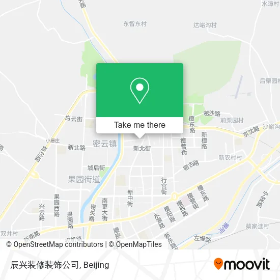 辰兴装修装饰公司 map