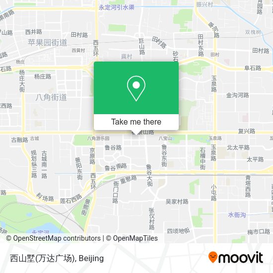 西山墅(万达广场) map