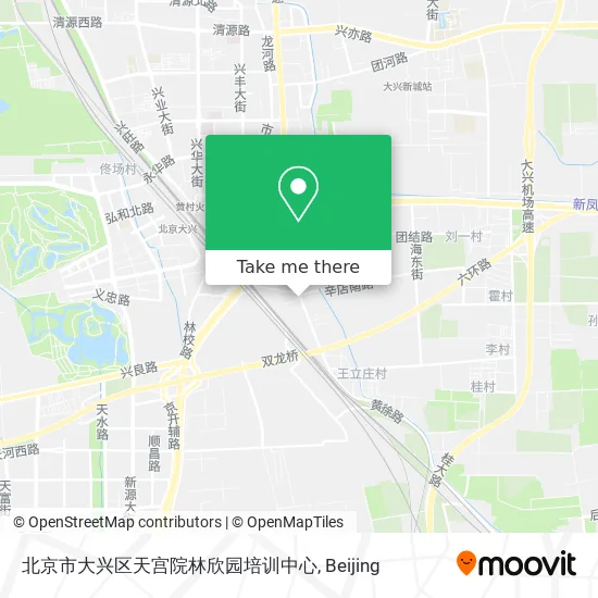 北京市大兴区天宫院林欣园培训中心 map