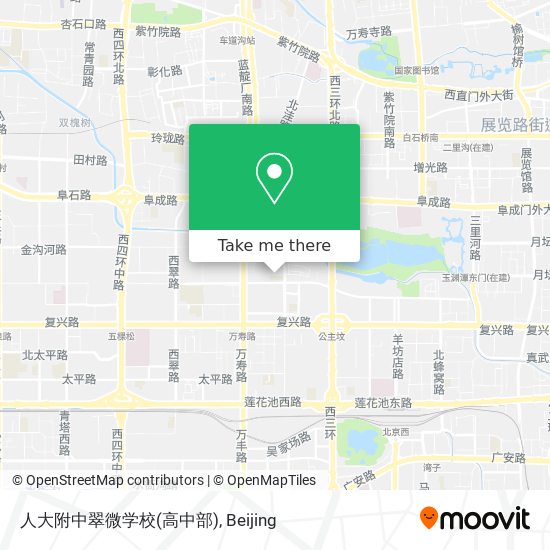 人大附中翠微学校(高中部) map