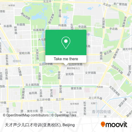 天才声少儿口才培训(亚奥校区) map