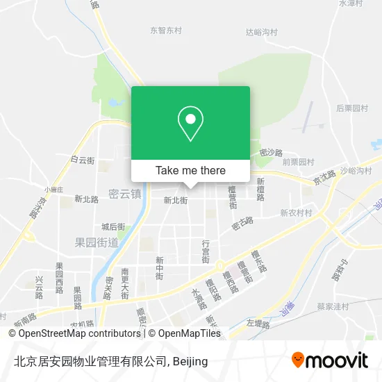 北京居安园物业管理有限公司 map