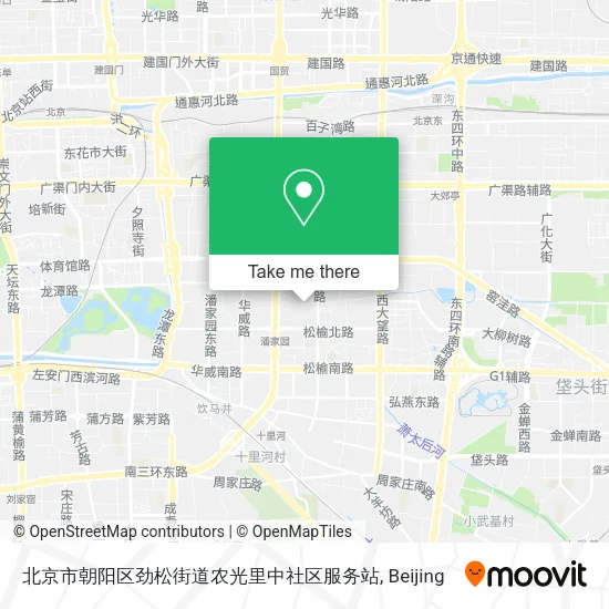北京市朝阳区劲松街道农光里中社区服务站 map