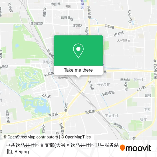 中共饮马井社区党支部(大兴区饮马井社区卫生服务站北) map
