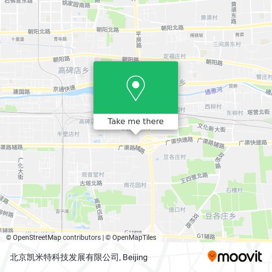 北京凯米特科技发展有限公司 map