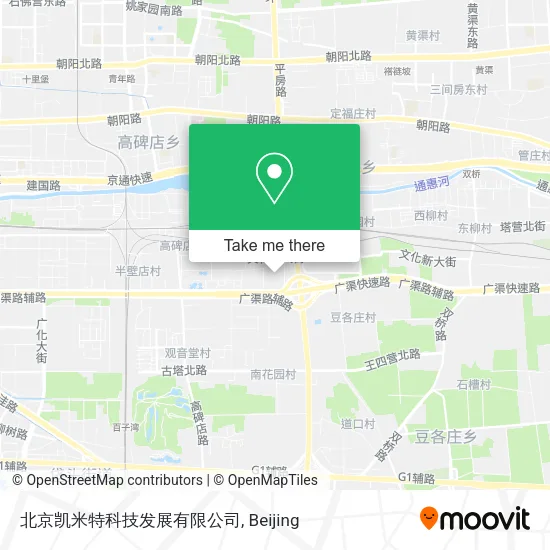 北京凯米特科技发展有限公司 map