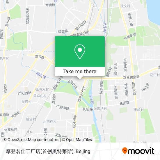 摩登名仕工厂店(首创奥特莱斯) map