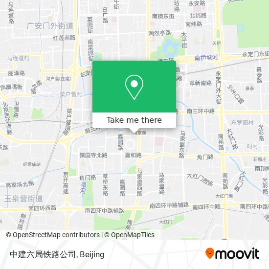 中建六局铁路公司 map