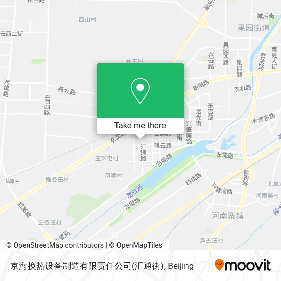 京海换热设备制造有限责任公司(汇通街) map