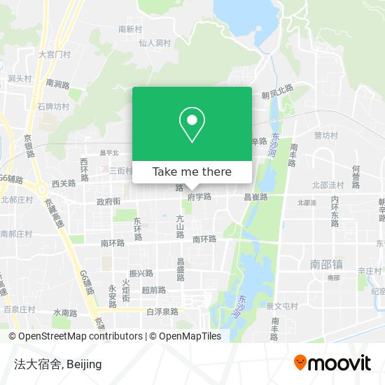法大宿舍 map