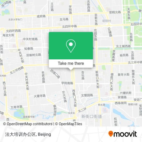 法大培训办公区 map