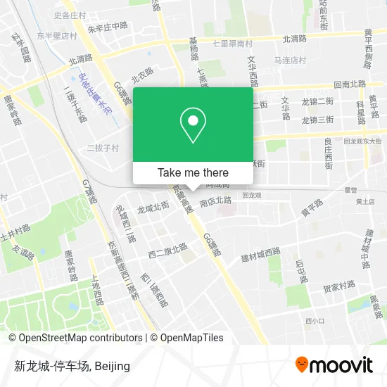 新龙城-停车场 map